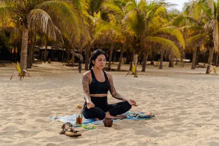 Yoga en la playa